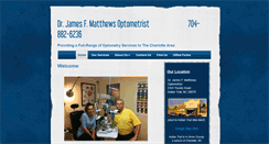 Desktop Screenshot of matthewsvisioncare.com